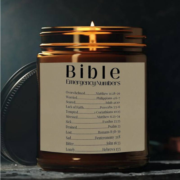 Velas Cristãs Com Versículos Bíblicos Presentes Iluminam