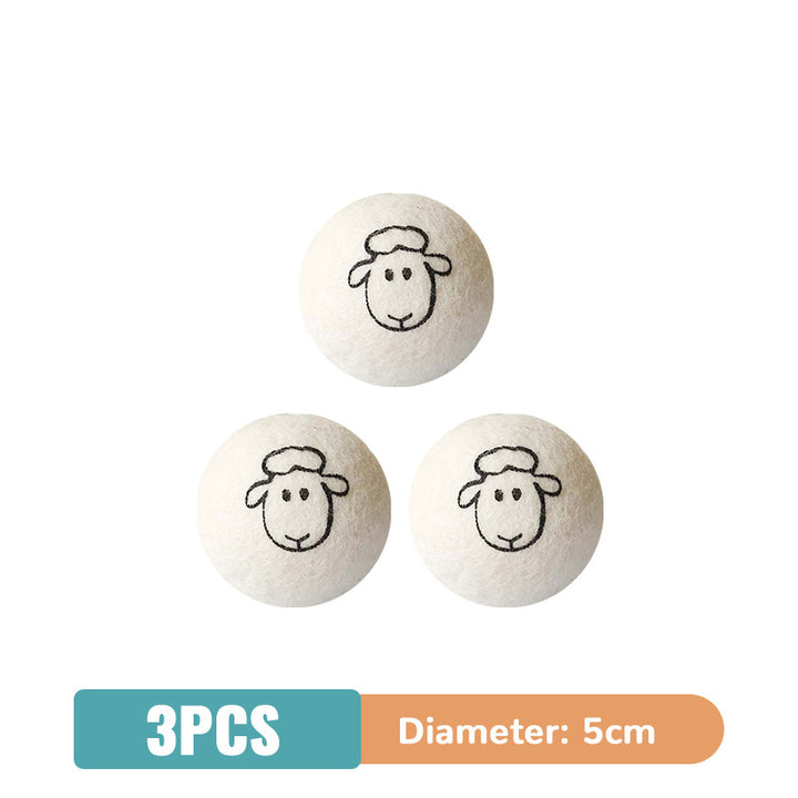 Bolas de Lã para Secadora Elimina Eletricidade Estática Lar