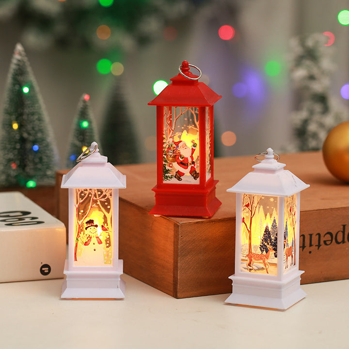 Christmas Decorations Flame Candlestick Lamp by 253444