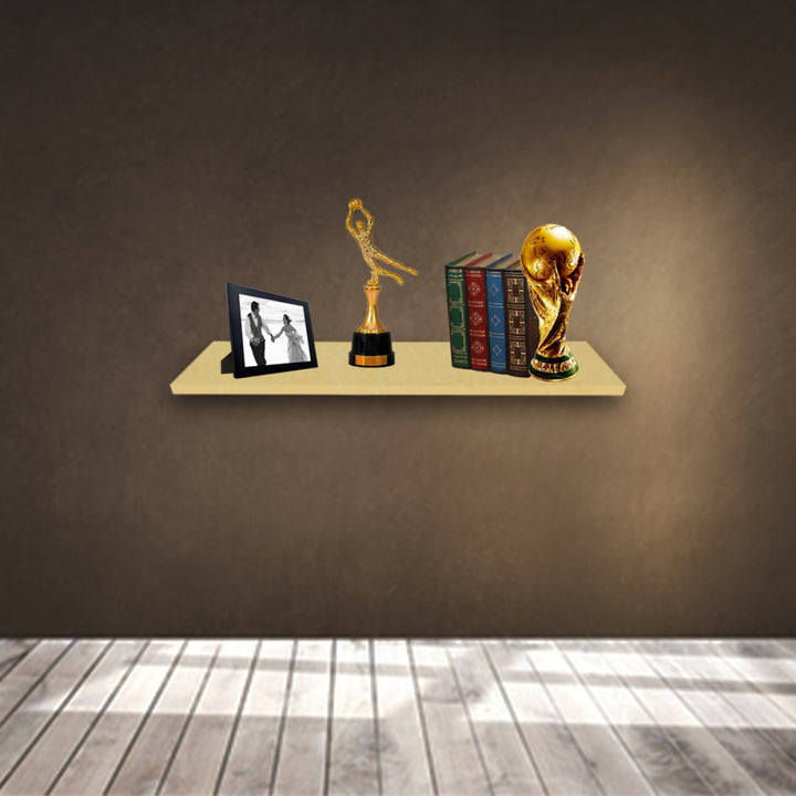 Prateleira MDF 80x15 Cm Com Suporte Elegante Casa Perfetta