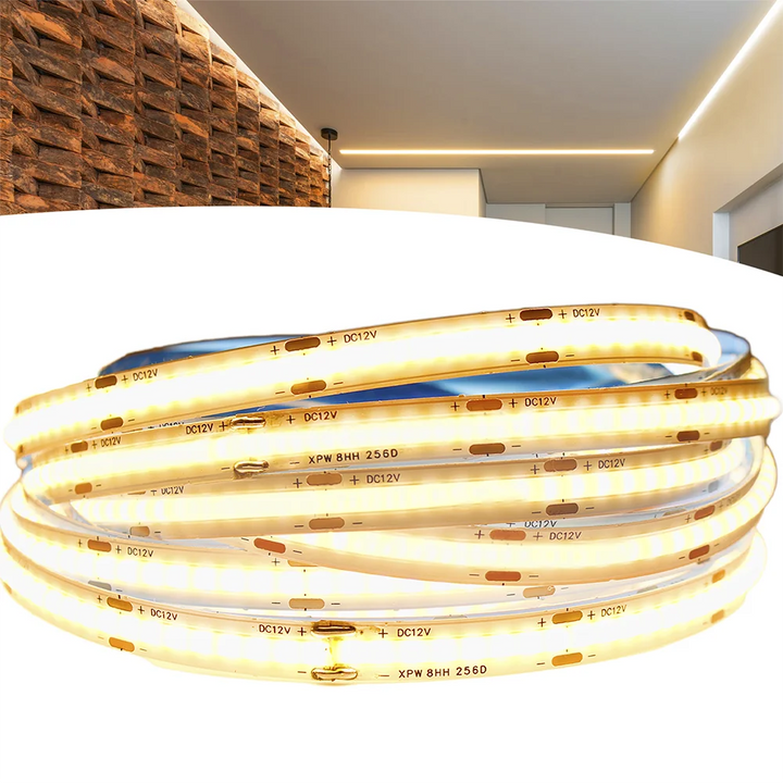 Fita Cob Super Led 5 Metros 320led/m 12v Ip20 Alto Brilho by Casa Perfeita