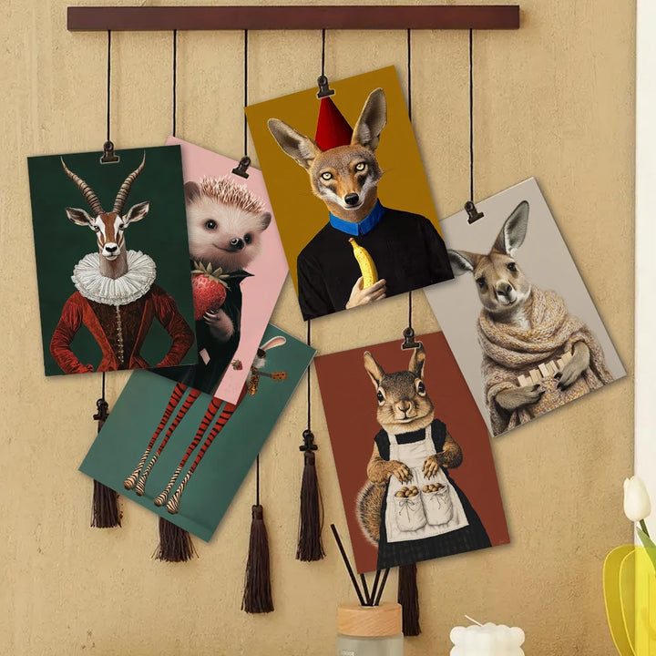 Cartões Postais Criativos Mundo Animal 32 Peças Presentes