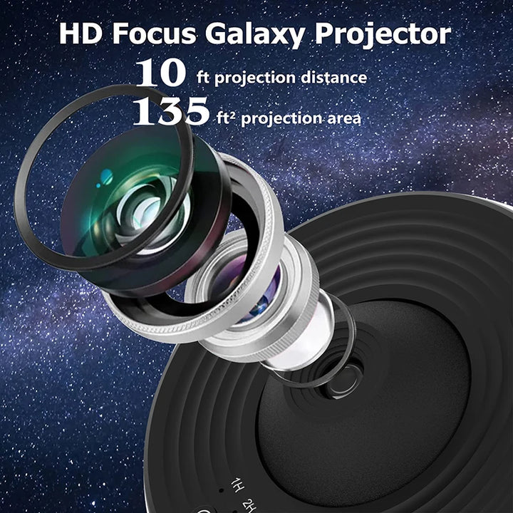Projetor de Galáxia AUSYLE 360 Rotação Infantil Noturna
