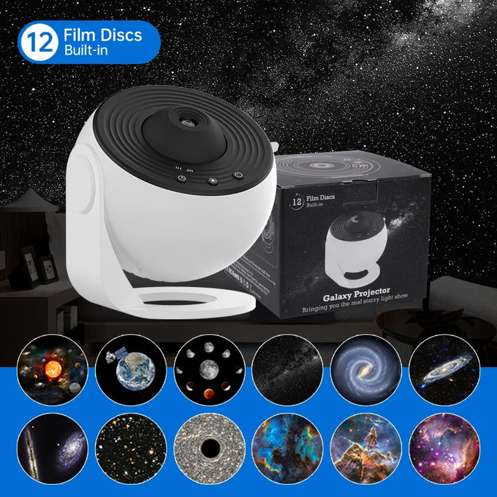 Projetor de Galáxia AUSYLE 360 Rotação Infantil Noturna