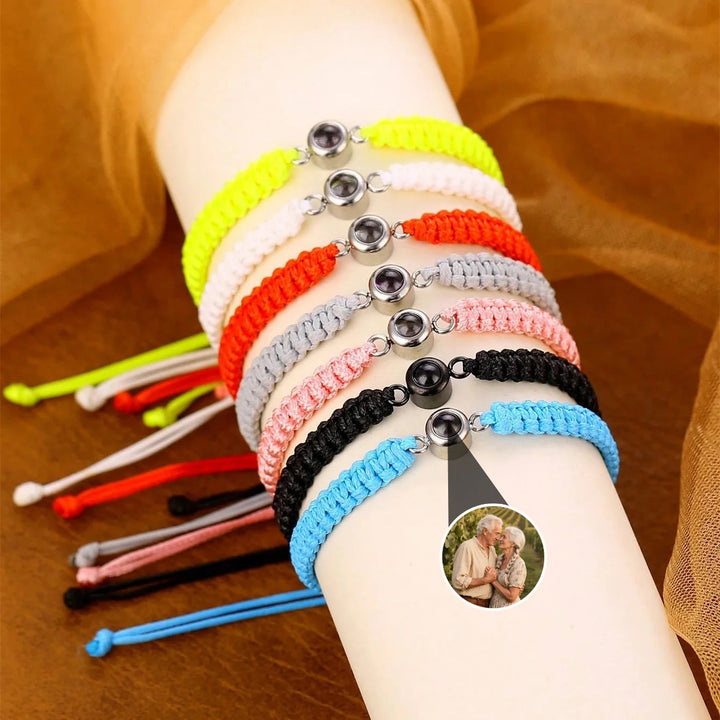 Pulseira Personalizada Com Foto Projeção