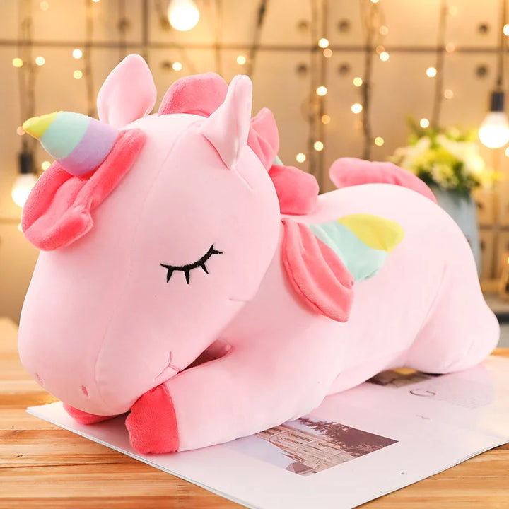 Pelúcia Unicórnio Gigante 25cm - Brinquedo Macio para Presente