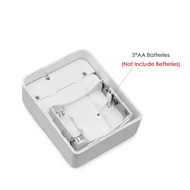 Luz noturna LED com detector sem fio, lâmpada de parede alimentada por bateria AA, sensor de movimento PIR, liga/desliga automática, gabinete, iluminação de escadas by Casa Perfeita