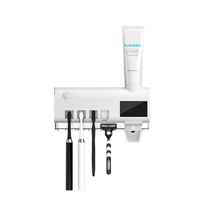 Caixa De Armazenamento De Escova De Dentes Com USB Solar