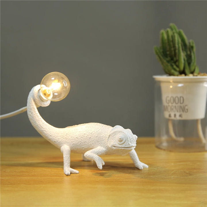 lagarto lâmpada de parede ser noite dormitório luz da noite sala estar decoração casa bonito resina animal camaleão luminárias lâmpadas cabeceira by Casa Perfeita