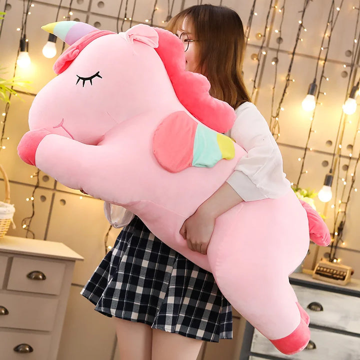 Pelúcia Unicórnio Gigante 25cm - Brinquedo Macio para Presente
