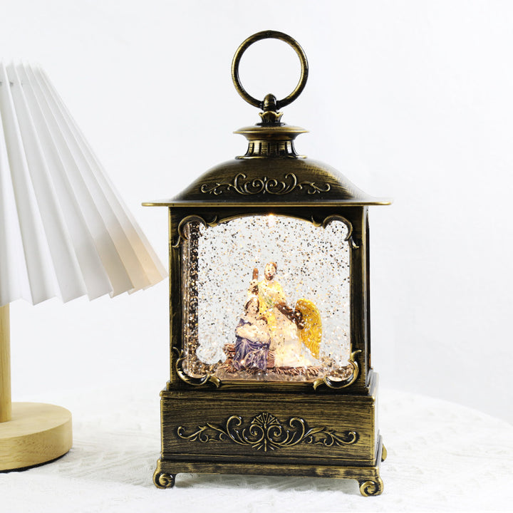 Christmas Decoration Decoration Crystal Lamp Music Box by 253444