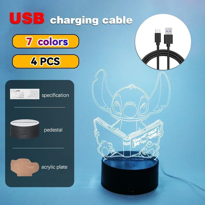 Led night light ilusão ponto lâmpadas de controle remoto toque inteligente decoração do quarto casa lâmpada natal dia dos namorados presentes aniversário by Casa Perfeita