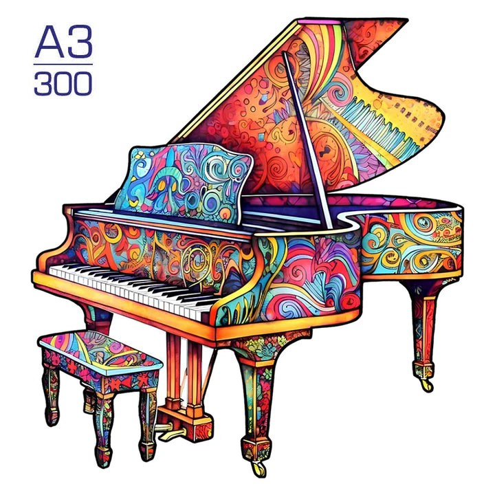 Guitarra De Madeira Quebra Cabeças 3D Educativa Infantil