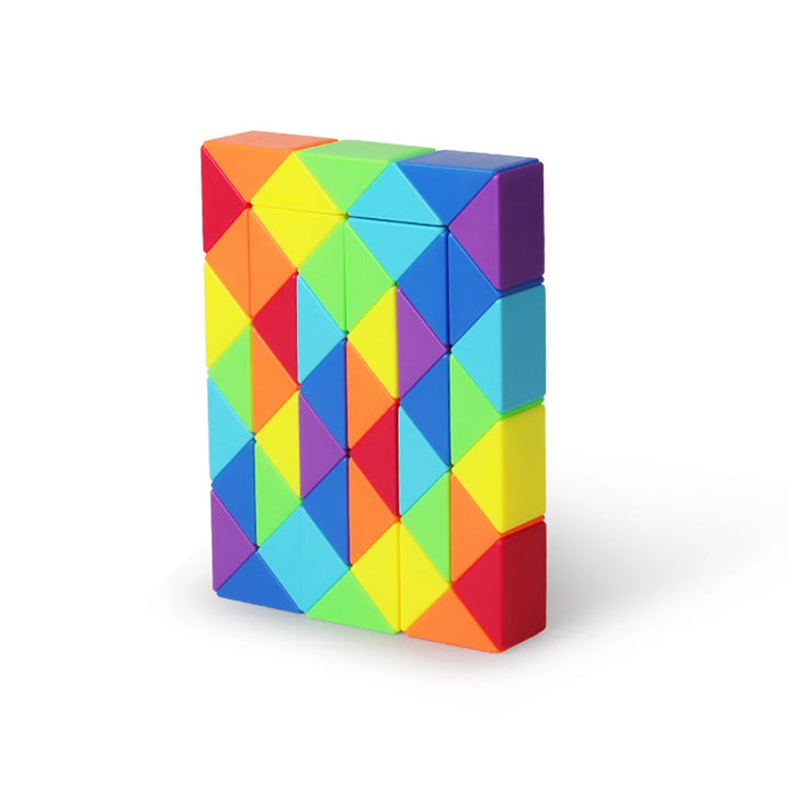 Quebra-Cabeça Mágico 24-96 Segmentos - Brinquedo Antiestresse Cores do Arco-Íris