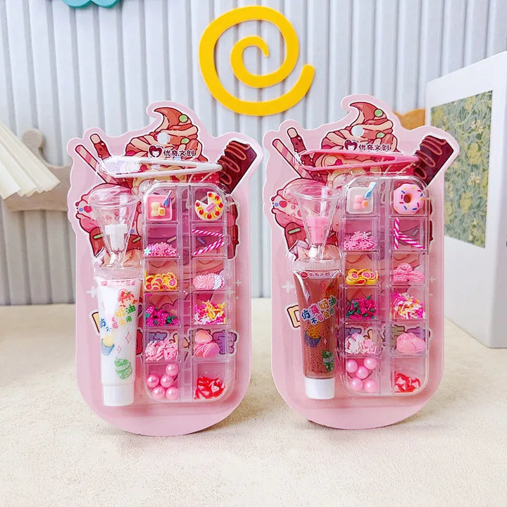 Kit Diy Sorvete Bolo Brinquedo Criativo Para Crianças