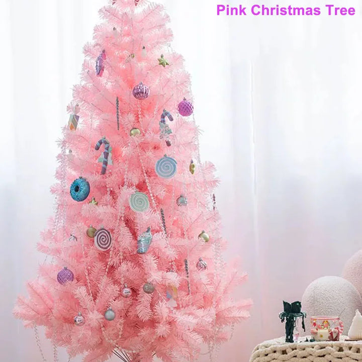 Árvore De Natal Rosa  Luxuosa