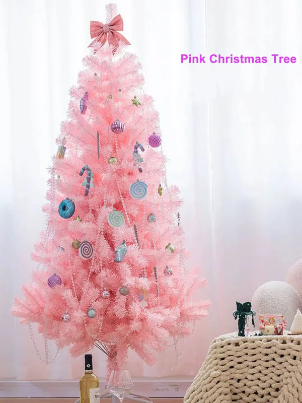 Árvore De Natal Rosa  Luxuosa