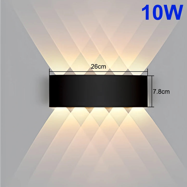 Luz de Parede LED Impermeável: Iluminação Moderna e Durável para Interiores e Exteriores