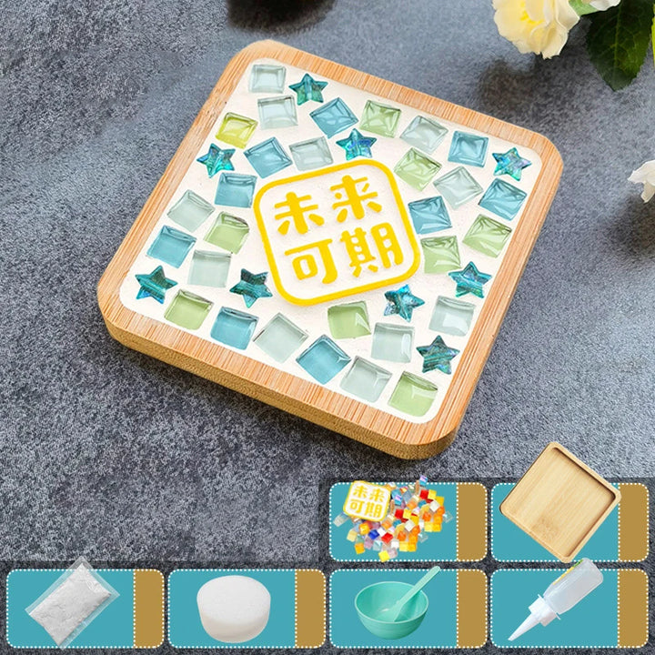 Porta Copos De Bambu Feito À Mão Para Crianças KittenBaby