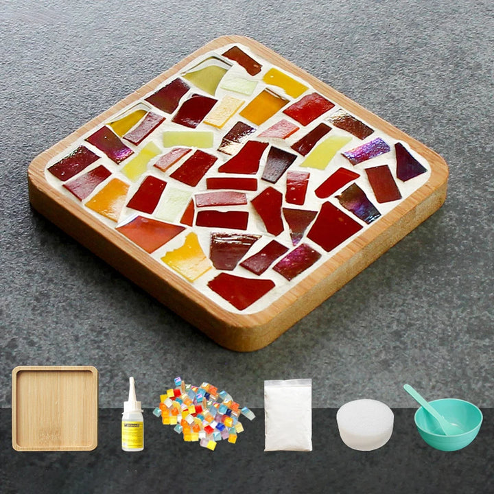 Tapete de Copos Mosaico Bambu Feito KittenBaby Infantil