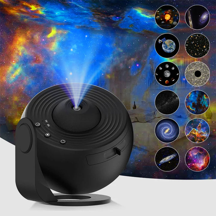 Projetor de Galáxia AUSYLE 360 Rotação Infantil Noturna