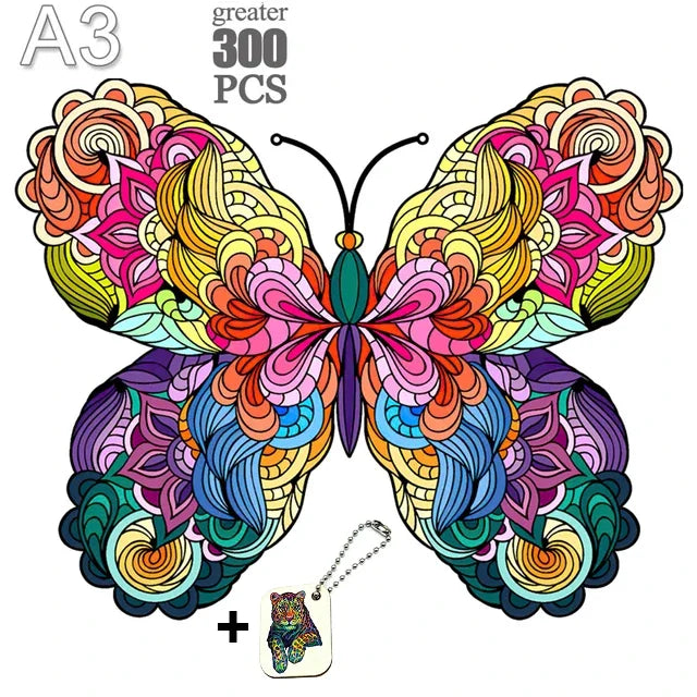 Guitarra De Madeira Quebra Cabeças 3D Educativa Infantil