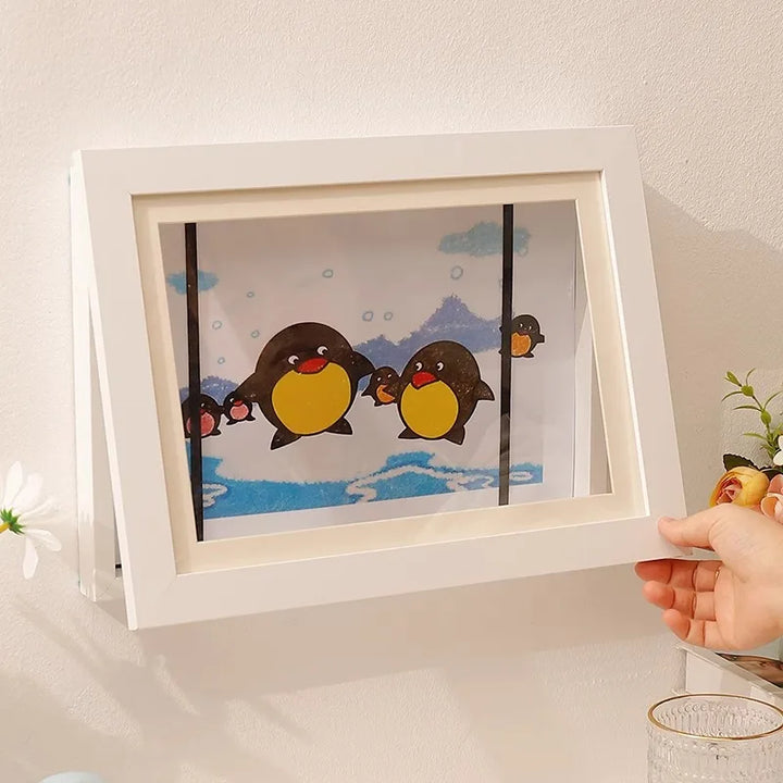 Moldura Magnética para Exibição de Fotos e Arte Infantil