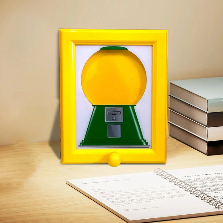 Dispenser Criativo de Doces Moldura Rotativa Prova de Poeira