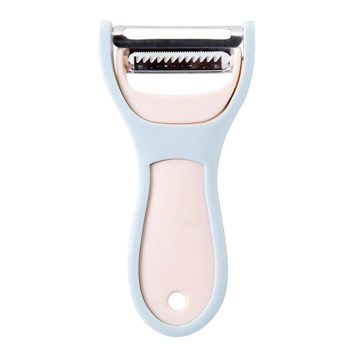 Descascador e ralador de vegetais portátil 2 em 1, multiuso para preparação de refeições veganas, ferramenta de cozinha dobrável com lâminas de aço inoxidável by Casa Perfeita