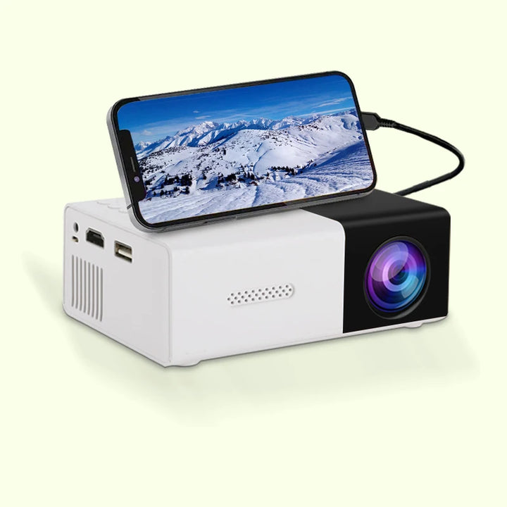 Projetor Ultra HD Doméstico 4K - Cinema em Casa para Quarto e Sala