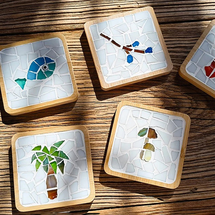 Tapete de Copos Mosaico Bambu Feito KittenBaby Infantil