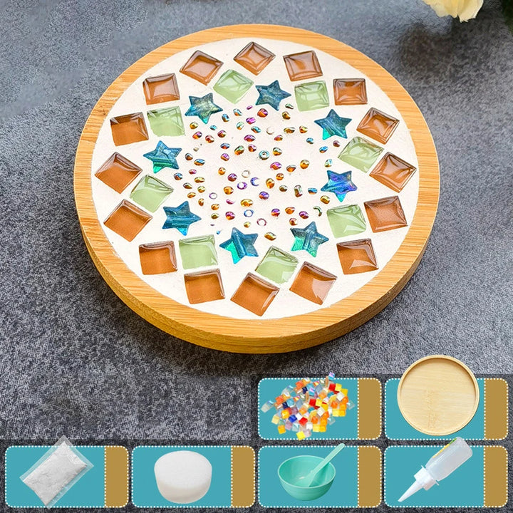 Porta Copos De Bambu Feito À Mão Para Crianças KittenBaby