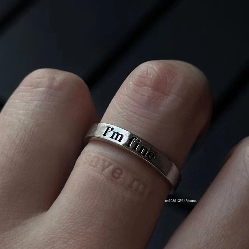 Anel Handprint Design Exclusivo Unissex Casal