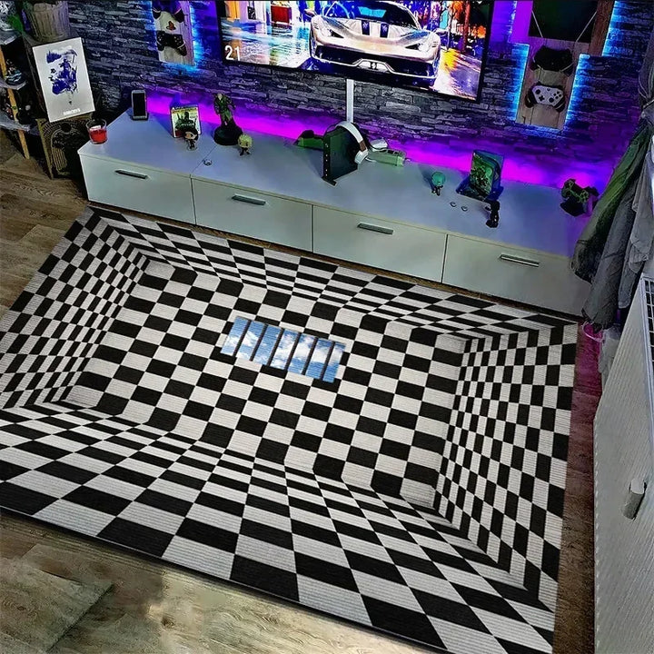 Capacho Ilusão Óptica 3D Antiderrapante Bem Vindo Porta