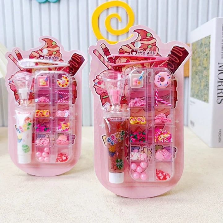 Kit Diy Sorvete Bolo Brinquedo Criativo Para Crianças