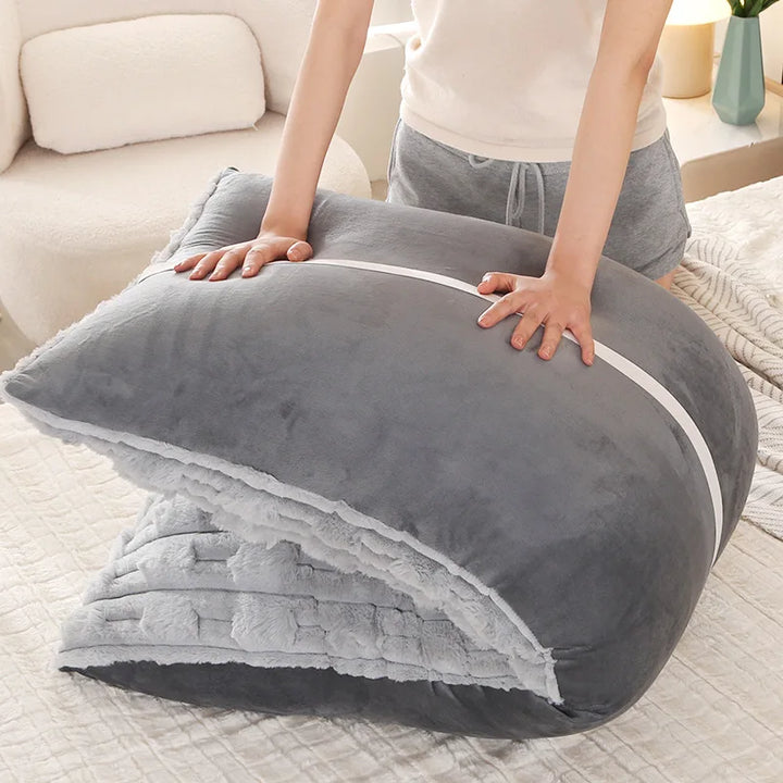 Almofada Cunha Triangular 60 80 120cm Decorativa Sofá