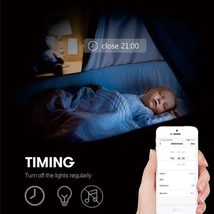 Interruptor Inteligente WiFi SEM FIO NEUTRO | Touch LED | Alexa e  Google Home