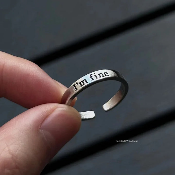 Anel Handprint Design Exclusivo Unissex Casal