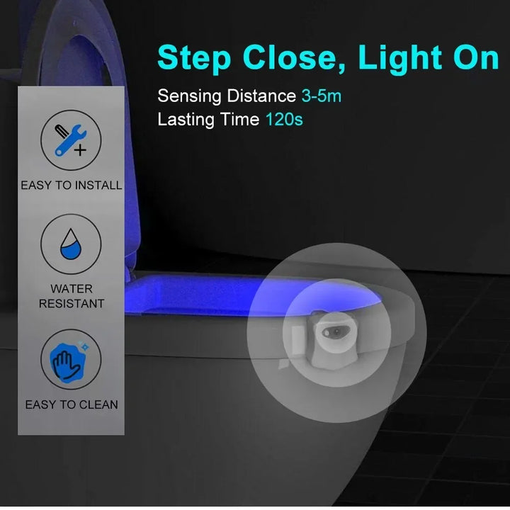 Iluminação Noturna Inteligente para Banheiro: Ambiente e Conforto Colorido