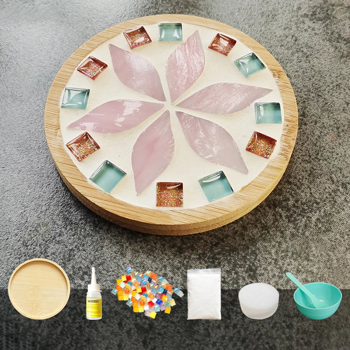 Tapete de Copos Mosaico Bambu Feito KittenBaby Infantil