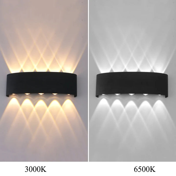 Luz de Parede LED Impermeável: Iluminação Moderna e Durável para Interiores e Exteriores