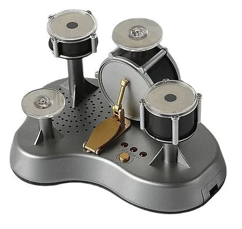 Mini Bateria Brinquedo Crianças Percussão Sons Realistas