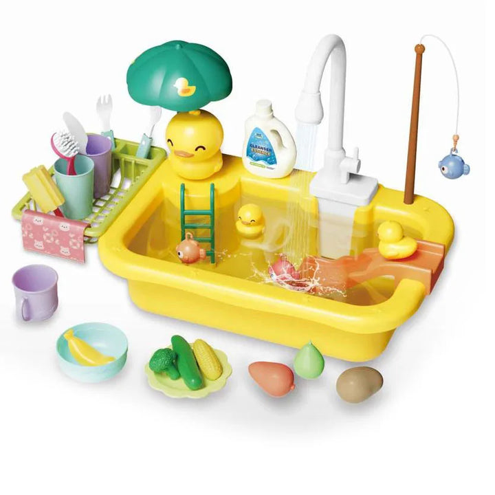 Máquina De Lavar Louça Infantil Elétrica Educativa Segura