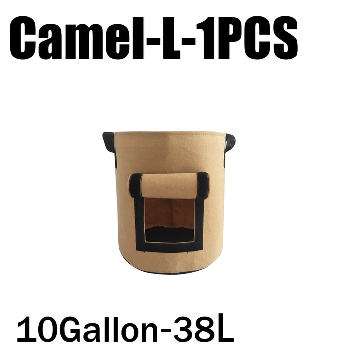 Planta de Feltro Crescer Sacos, Tecido não tecido, Garden Potato Pot, Estufa Vegetal Growing Bags, Hidratante, Ferramentas verticais, 3 estilos by Casa Perfeita