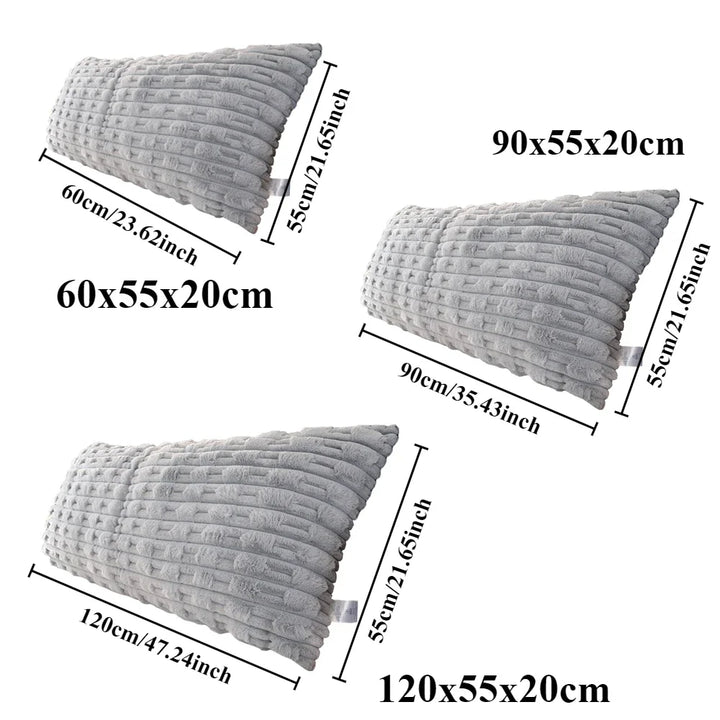 Almofada Cunha Triangular 60 80 120cm Decorativa Sofá