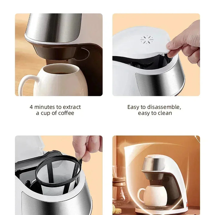 Máquina de Café Americana Portátil - Café Fresco Onde Você Estiver!