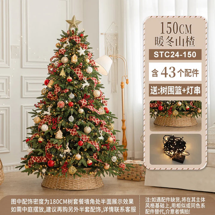 Árvore De Natal  Com Enfeites LED