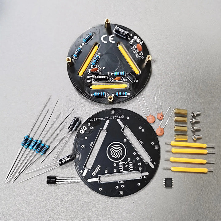Kit Eletrônica Diy Toque Brilho Contínuo Para Makers