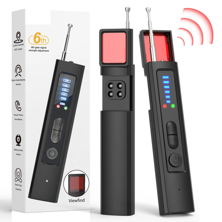 Detector de Câmera Oculta Infravermelho GPS Escuta Discreta