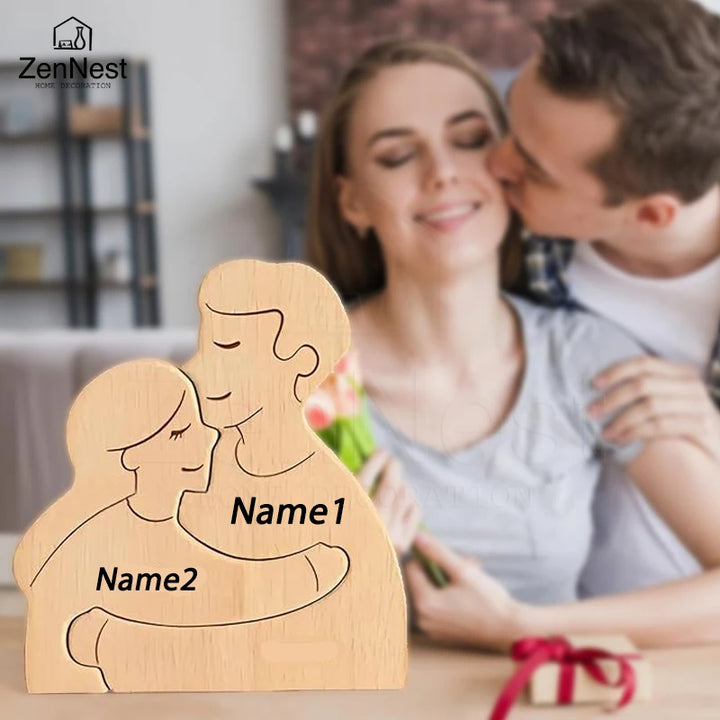 Quebra Cabeças Personalizados de Madeira para Casa Presentes
